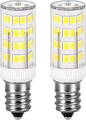Lâmpada LED de LED NC E12 3W Branco branco não minúsculo lâmpadas de vela Base Pacote de 2