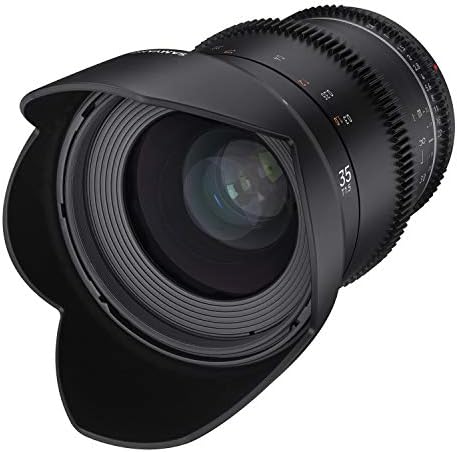 Samyang 35mm T1.5 VDSLR MK2 Manual Focus Lens para Canon