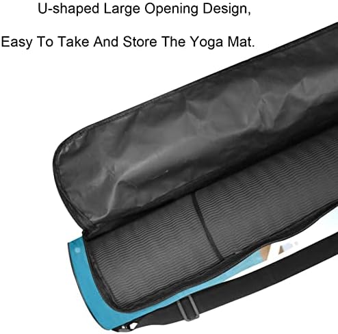 Bolsa de transportadora de ioga com estampa de rolagem coberta de neve com alça de ombro de ioga bolsa