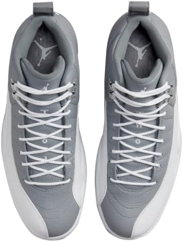 Jordan Air 12 Sapatos retro masculinos Branco/Azul francês/prata metálica/time do colégio RED 130690-113