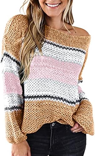 Bassin Sweaters de festa elástica Mulher túnica de túnica moderna suéter de manga longa V Cabo de retalhos de