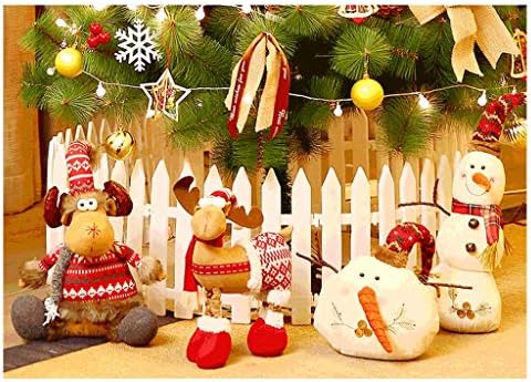 Indyah Artificial Christmas Tree com cordas leves/suporte de metal/estrela/decoração da árvore, acessórios de árvore de Natal e árvores de decoração de árvores/ornamentos/210cm/6,8 pés
