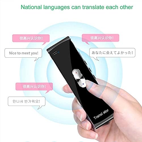 CZDYUF Mini Smart Translator 70 Idiomas Bidirecionados em tempo real Instant Instant Voice Translator