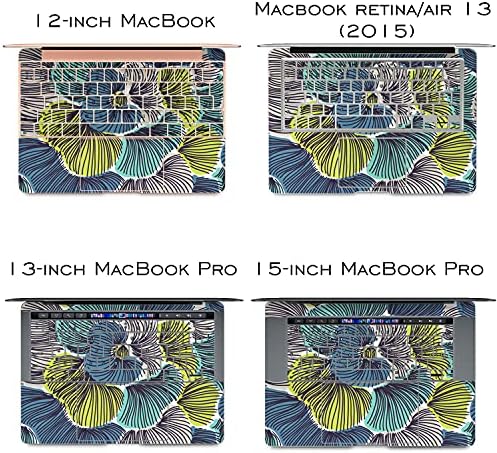 Cavka vinil decalque compatível com MacBook Pro 16 M1 Pro 14 2021 Air 13 M2 2022 Retina 2015 Mac 11 Mac 12