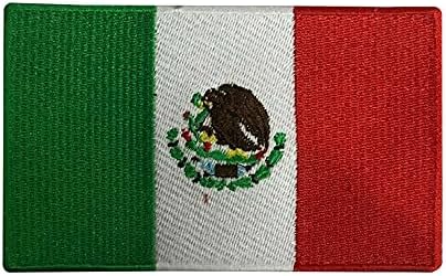 Bandeira do México, México Patch Ferro bordado em patch costurar no emblema nacional pequeno