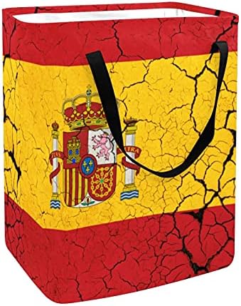 Flag da Espanha com emblemas de lavanderia de lavander