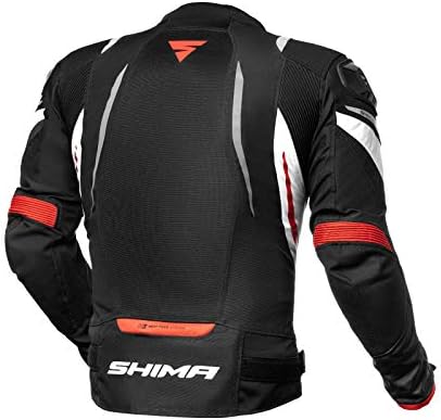 Jaqueta de moto Shima Mesh Pro para homens - jaqueta de motociclista de malha de verão com os controles