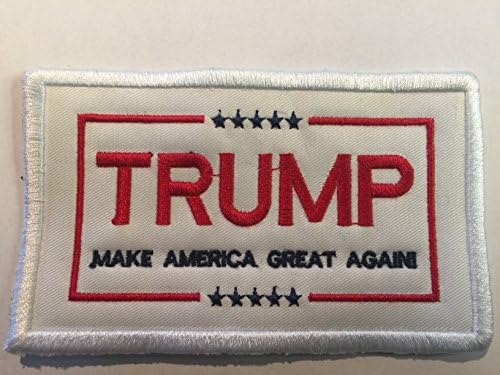 O presidente Donald Trump torna a América ótima novamente de 3 x 4,5 polegadas colecionável patch white EUA raro!