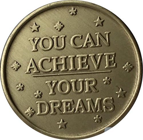 Espere ganhar, você pode alcançar seus sonhos Bronze Challenge Medallion Token
