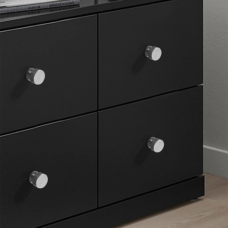 Fanruier moderno minimalista redondo preto, dourado, prata, odor de gabinete manual Handlet Shoe Móveis