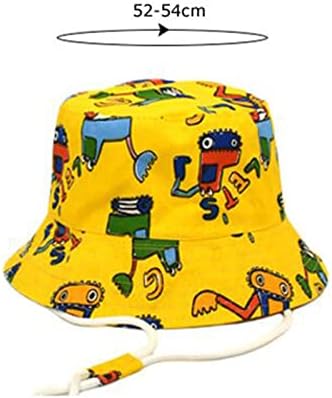 Crianças, chapéus de sol ajustável de queixo solar chapéus de verão chapéu de sol fofo desenho animado ao ar livre