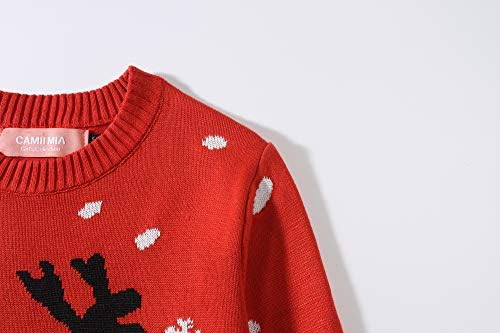 Camii Mia-Big-Girls-Indly-Christmas-Sweater-Lockneck Sweater Rena Pullover Kitty Causal