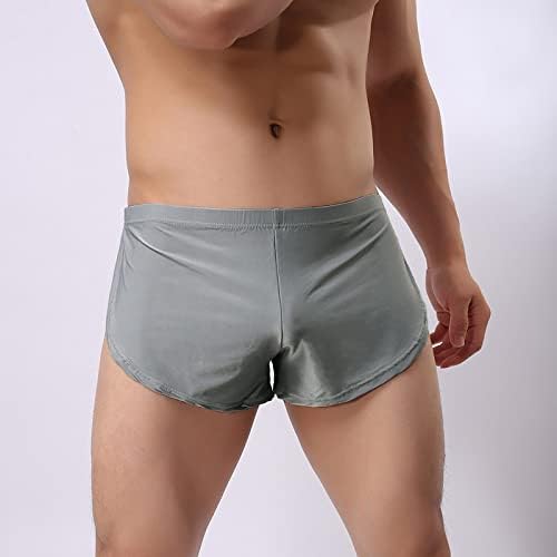 Roupa íntima masculina Boxer shorts Carta de cueca bolsa colorir colorido Sexy Bulge Men