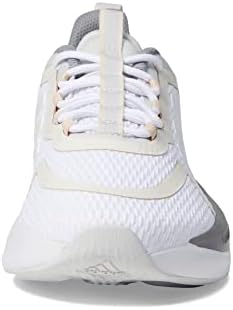 ALPHABONCE feminino da adidas+ tênis, branco/zero metálico/cinza, 9,5