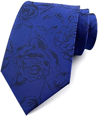 Elfeves tie masculina cravat jacquard luxo moderno padrão floral gravata de casamento