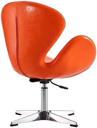 Coluna M Raspberry meados do século Modern Living Selado Cadeira de couro de assento redondo, 22 , conjunto de