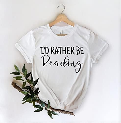 Prefiro estar lendo camisa de amante de livros, leitor de livros lendo entusiasta de presente de aniversário