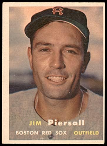 1957 Topps 75 Jimmy Piersall Boston Red Sox VG/EX Red Sox