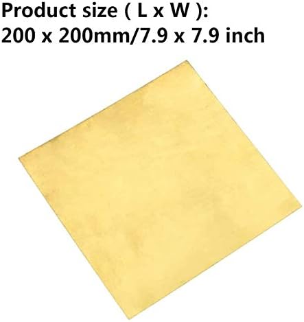 Yiwango Capper Felf -Metal Brass Cu Metal Placa de folha de folha Superfície lisa Organização requintada Espessura de cobre folhas de cobre