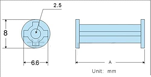 100pcs 2,5 mm de nylon de nylon redondo isolamento staneff staneff spacer roll abstandhalter distanzhalter suporta
