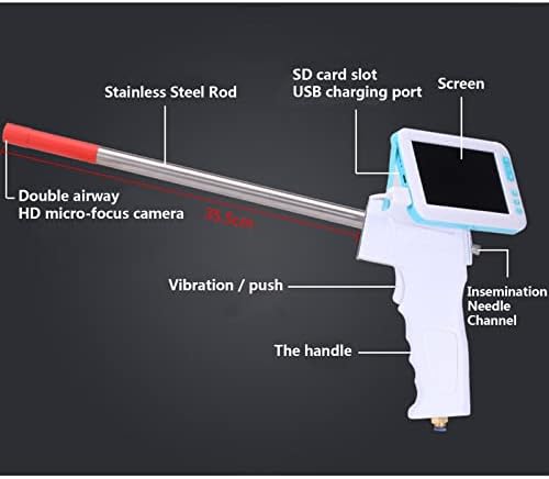 Pistola de inseminação artificial profissional de Ben Zhan com tela Visual LCD, ferramentas de