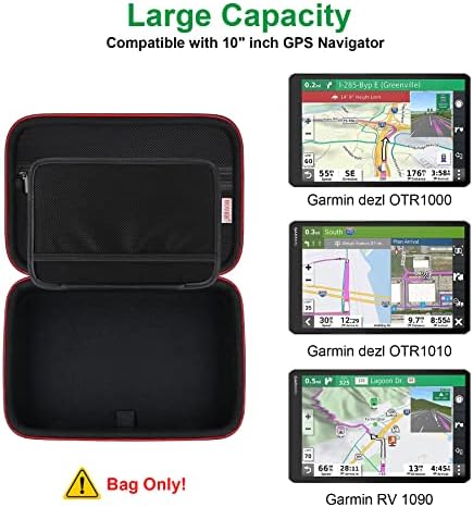 Caixa GPS de transporte rígido para 10 polegadas Garmin Dezl OTR1000 / Garmin Dezl OTR1010 / Garmin