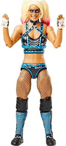 Mattel WWE Alexa Bliss Elite Collection Action Figura, Articulação de luxo e detalhes semelhantes a vida