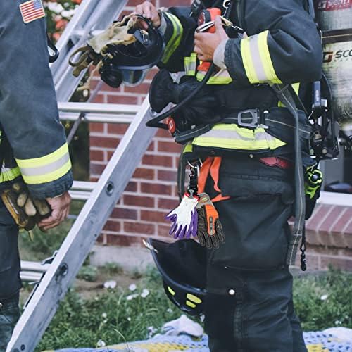 Kunn Firefighter Glove Strap Safety Luve Selder Clips para trabalhar com clipe de jacaré