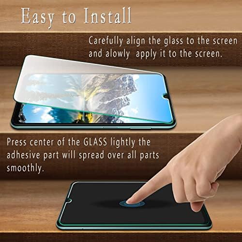 HPTech projetado para o Samsung Galaxy A13 5g Protetor de tela de vidro temperado, instalação fácil, sem bolhas, amigável