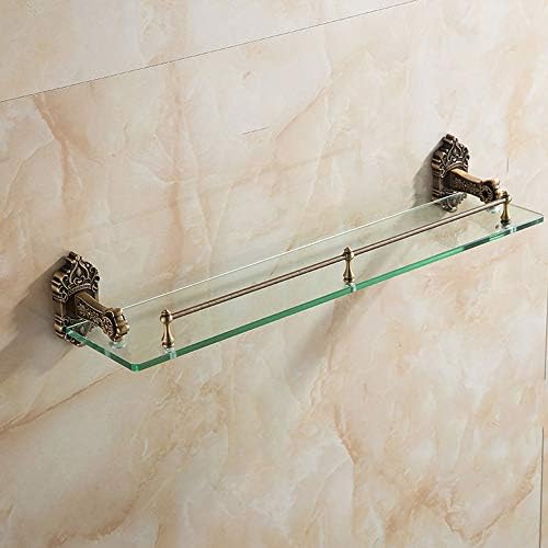 Prateleiras de banheiro de Raxinbang Banheiro Plataforma de vidro Montagem de parede Espaço de