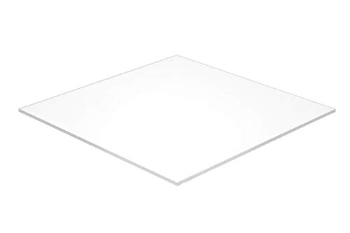 Folha de placa de espuma PVC Falken Design, branca, 10 x 18 x 1/2