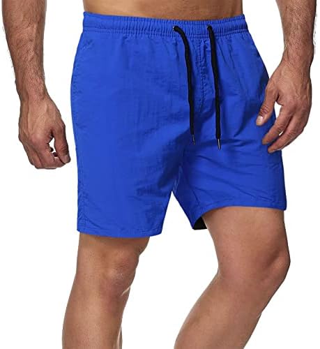 Shorts de cintura elástica para homens se encaixam em shorts de praia de verão com cintura e bolsos shorts