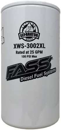 FASS XWS3002XL Comprimento estendido Separador de água extrema