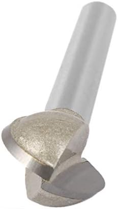 Nova broca LON0167 de 6 mm com orifício com eficácia confiável de eficácia confiável Corte de carboneto de carboneto Bit do roteador de escultura redonda de escultura com ponta de carboneto