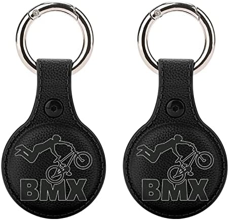 BMX Bike TPU Case para airtag com o chaveiro de proteção contra tag tag rastreador de rastreador de