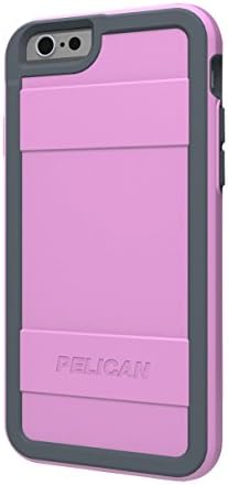 Caso da série Pelican Protector para iPhone 6/6s - embalagem de varejo - rosa/cinza
