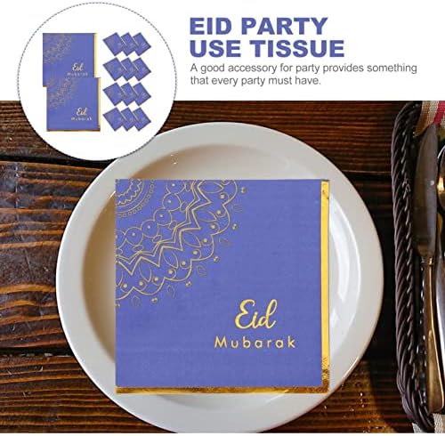 Aboofan 32pcs Eid Mubarak papel guardanapos do Ramadã Ramadã guardanapos descartáveis ​​guardanapos