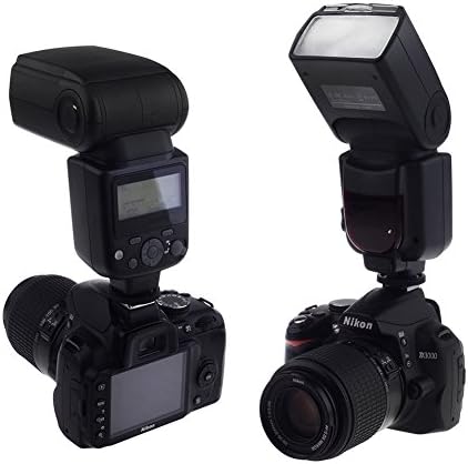 Bounce, zoom e flash de cabeça giratória compatível com Canon EOS 5DS/5DS R + Baterias + Carregador