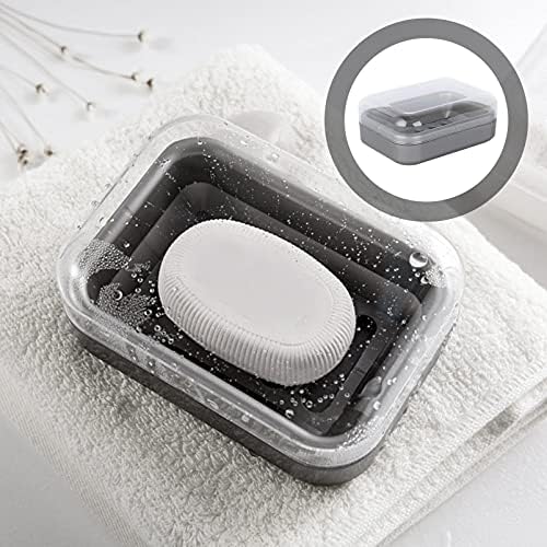 Patkaw Travel Soap Sopa Soop portátil Soop com tampa de sabão Soop Sopa Soap Saver Soap Case Soap