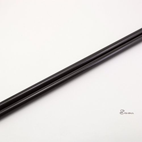 Shina 3k Roll embrulhado em 30 mm Tubo de fibra de carbono 26mm x 30 mm x 500mm brilhante para RC Quad