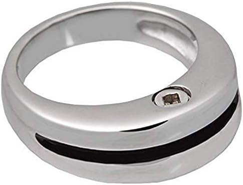 Memorial Gallery SSR205 Tamanho 11 Premium aço inoxidável Anel Zenith Ring Cremação Jóias de