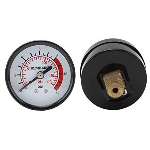 Medidor de teste de pressão, fácil de substituir a faixa padrão durável G1/4in Pressão aço da liga e latão