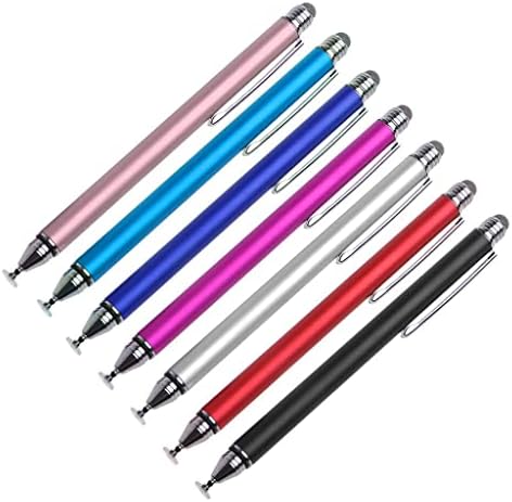 Caneta de caneta de ondas de ondas de caixa compatível com Philips DigitalDiagnost C90 - caneta capacitiva dualtip, caneta de caneta de caneta capacitiva de ponta de ponta de fibra - prata metálica de prata metálica