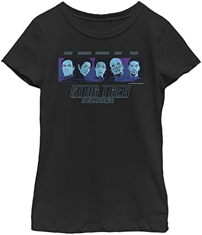 Quinto Sun Kids Star Discovery Trek Panel Girls Short Sleeve Camiseta