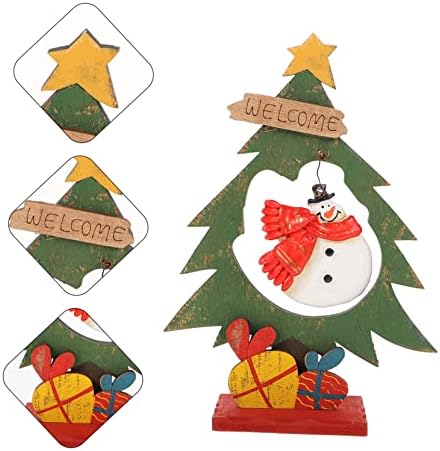 Tofficu 1PC Desktop Ornamentos de Natal para Mesa de Natal Tabletop Tabletop Tree de Natal Árvore