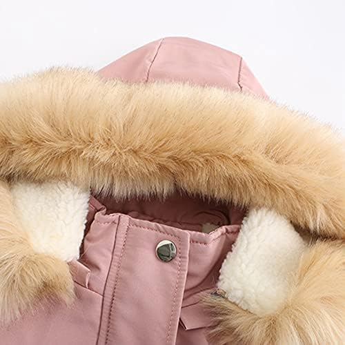 Jaqueta de barracão Mulheres com Hood Fashion Casual Color Plain Color Fleece Warm Coats de inverno