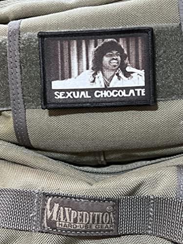 Patch de moral de chocolate sexual - feito no gancho e loop dos EUA