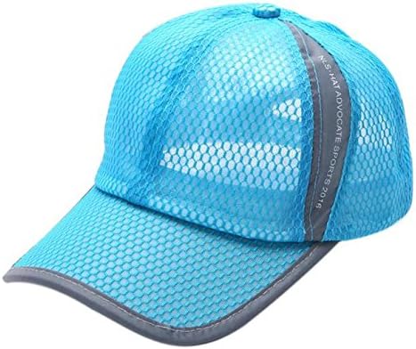 Letter Baseball Caps for Unisex Sport Hats Baseball Bonic Summer Mesh respirável homens ajustáveis ​​Mulheres