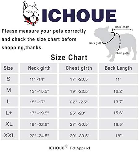 Ichoue French Bulldog listrado T listras de camisetas para cães de cães médios Tampo de capota de
