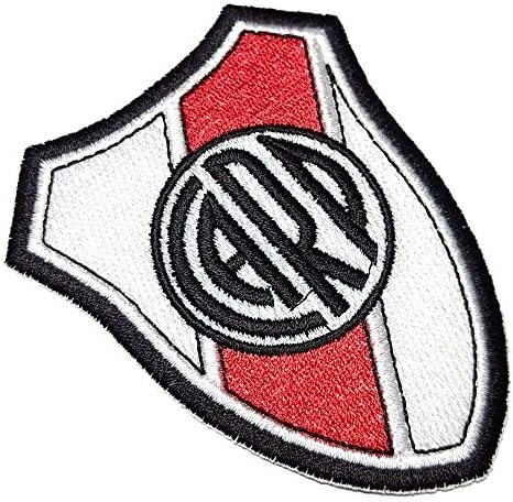 Tiar005t River Plate Argentina Shield Football Soccer Bordado Ratch Iron ou Sew Size 2,95 × 3,62 em